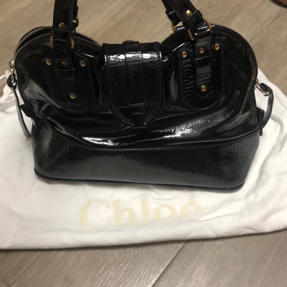 Chloe Kerala Patent tote black medium - Picture 4 of 8